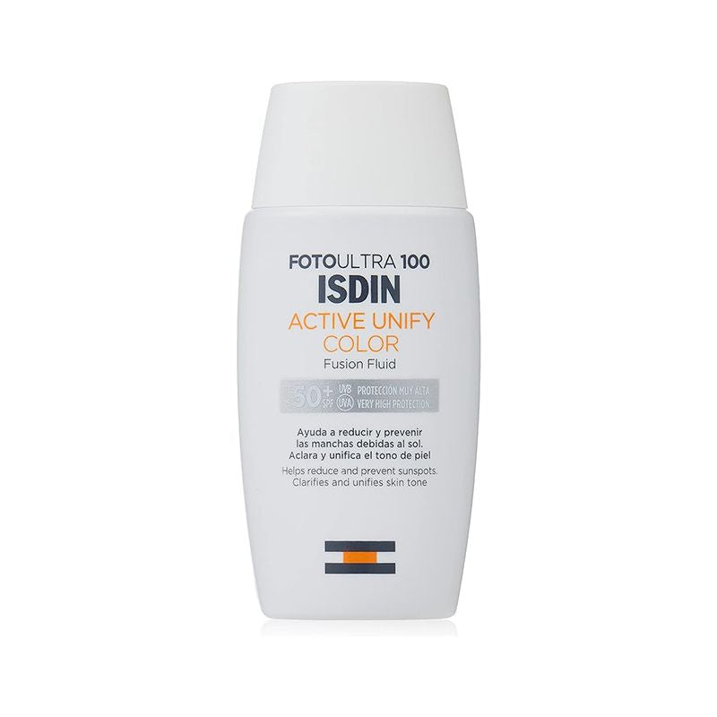 ISDIN FOTO ULTRA 100 ACTIVE SUNSCREEN UNIFY FUSION FLUID COLOR 50 ML - Shop N Save