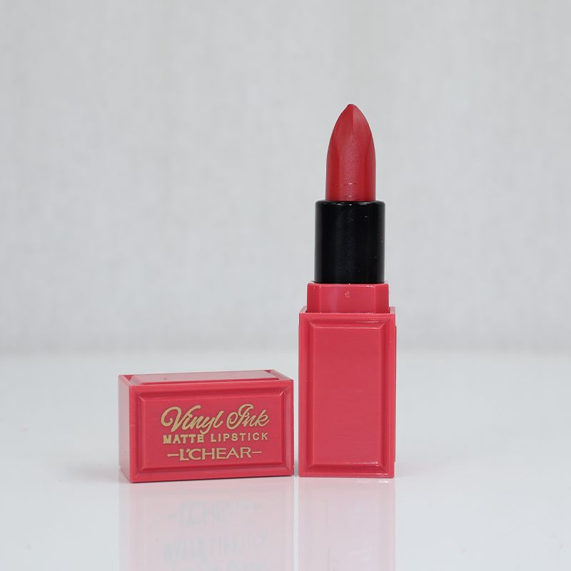 L'chear Soft Matte hexagon Shape Lipstick - Raspberry Red (02)
