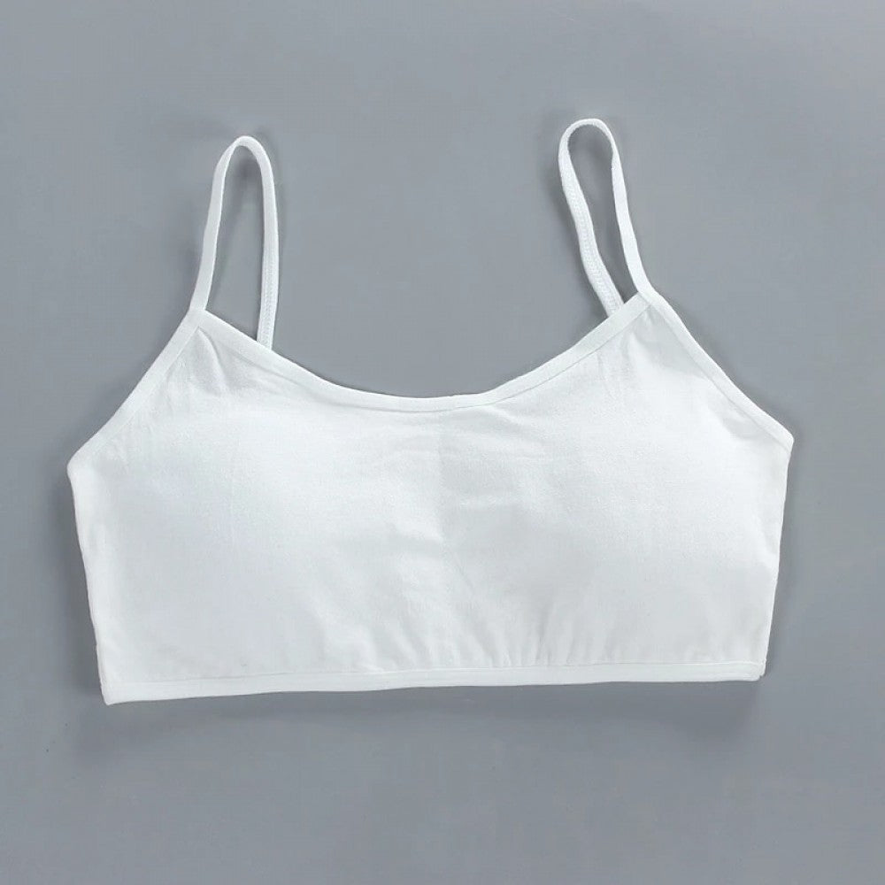 Tank Tops Teenage Bra For Girls - White - Shop N Save