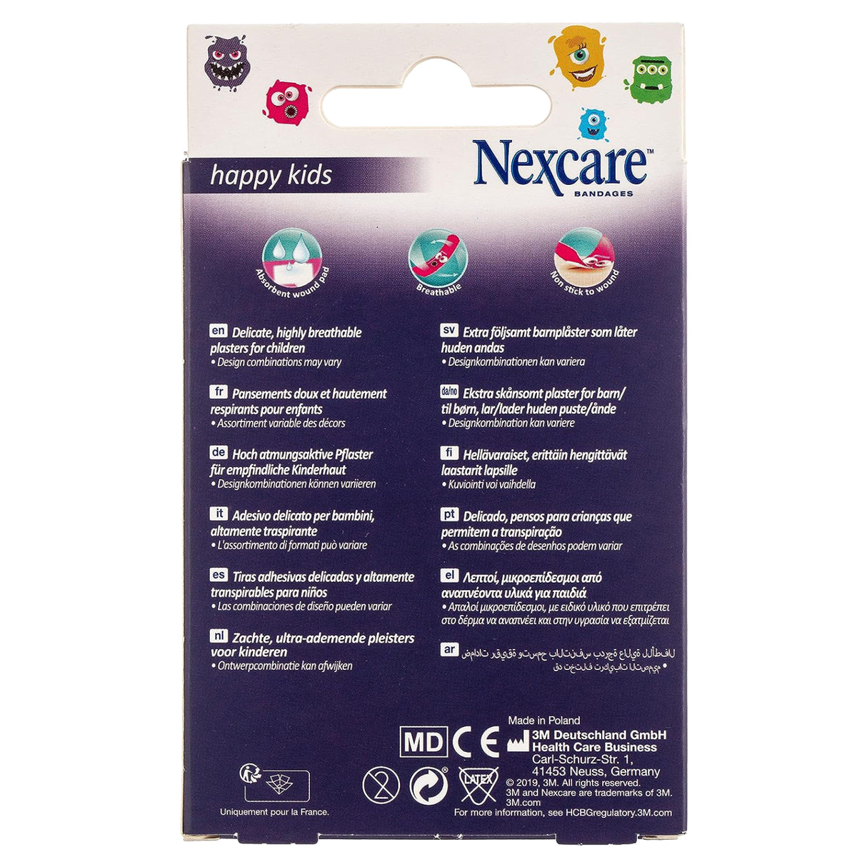 Nexcare N0920MO Monsters 20assor-multi