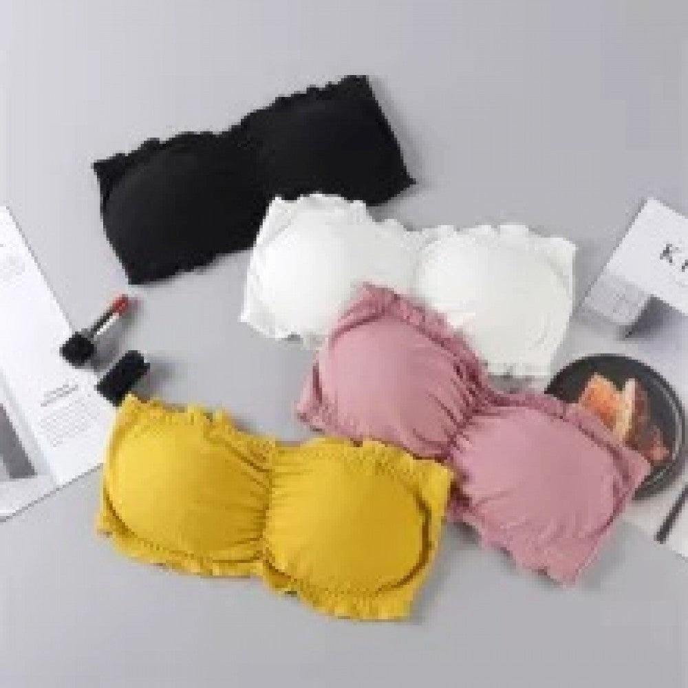 Lingerie Sport Backless Strapless Top Bra - Black - Shop N Save