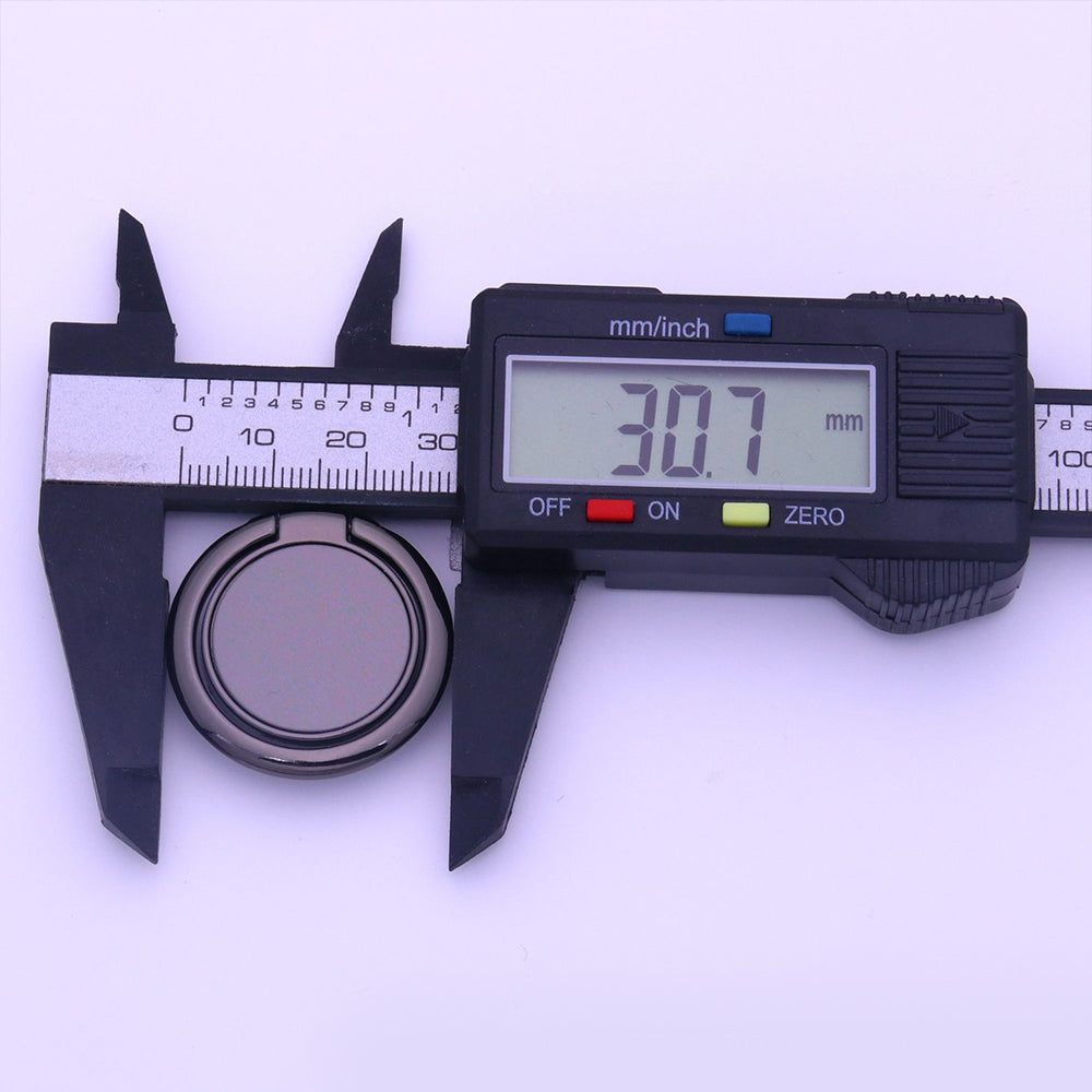 1PC Magnetic Ring Mobile Phone Holder - Solid Color Ring Bracket Alloy Phone Fastened Ring 360 Rotating Desktop Stand - Golden