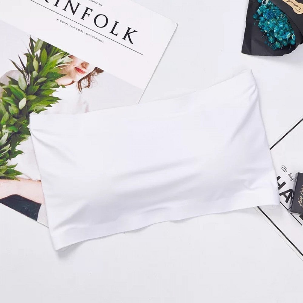 Strapless High Quality Comfortable Wear Push Up Bra - White - Shop N Save