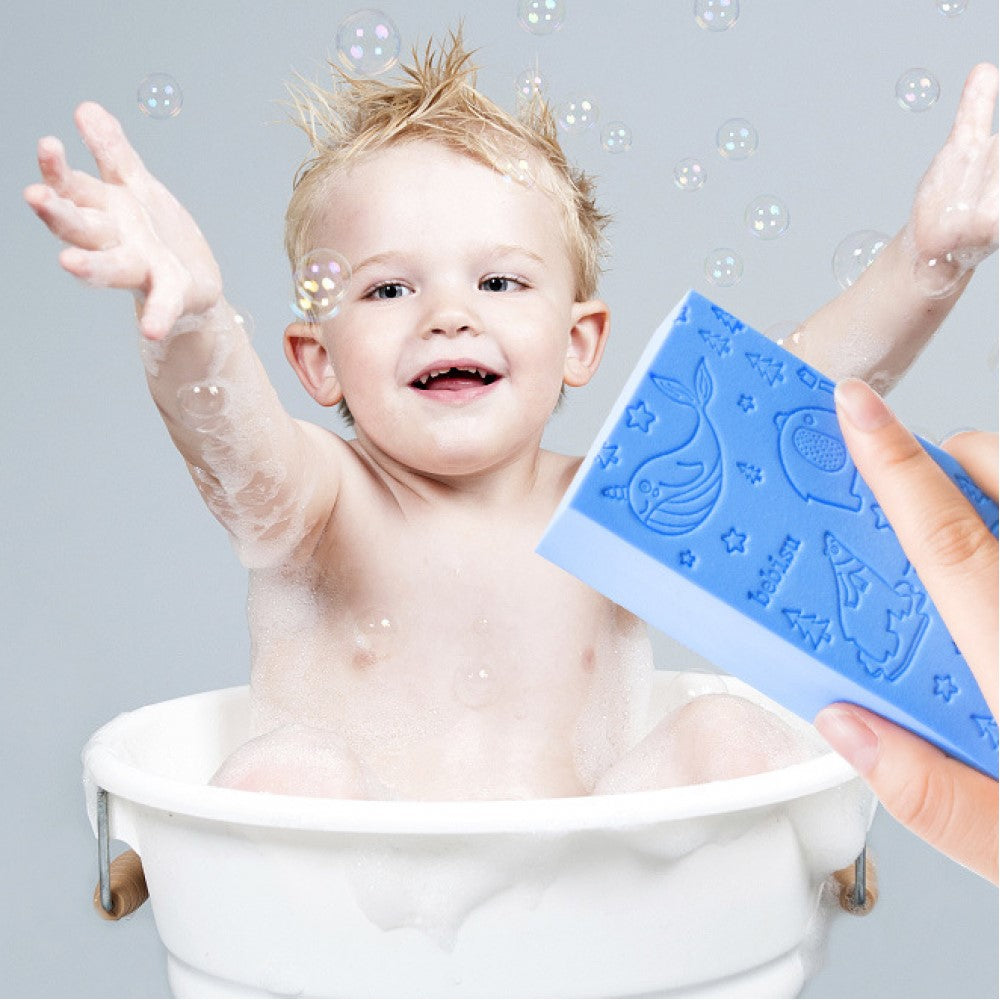 Infants And Young Children Cotton Rub Bath Sponge - Shop N Save