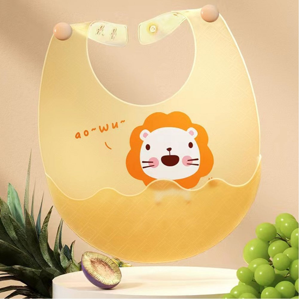 New Born Soft Waterproof Three-Dimensional Silicone Bib - Shop N Save