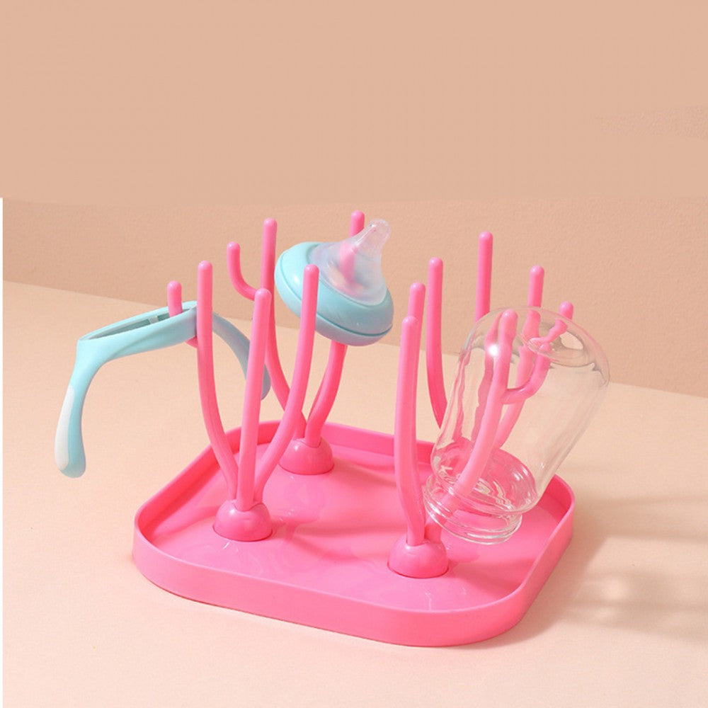 New Born Portable Bottle Drying Rack – Pink - Shop N Save