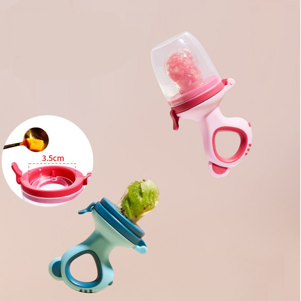 New Born Fruit And Vegetable Silicone Bite - Pink - Shop N Save