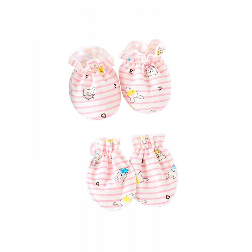 Newborn Baby Cap Anti-Scratch Gloves Foot Cover - Shop N Save