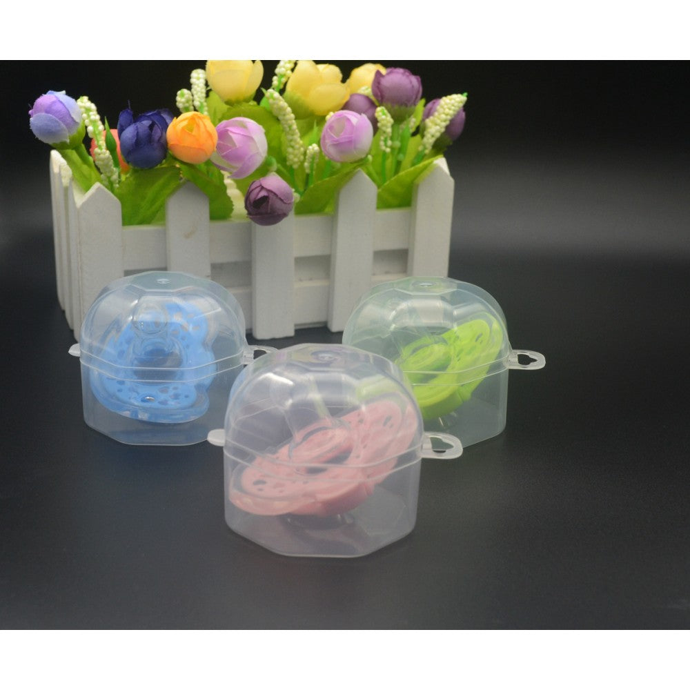 All-Silicone-Encapsulated Pacifier Baby Nipple Pacifier Newborn Baby Pacifier - Pink - Shop N Save