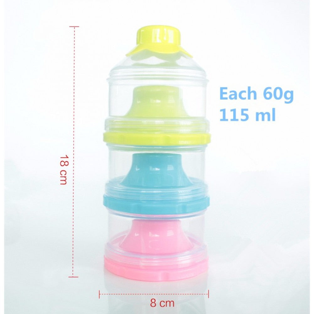 Portable 3 layers new born baby Feeding Food Snack Container - Shop N Save