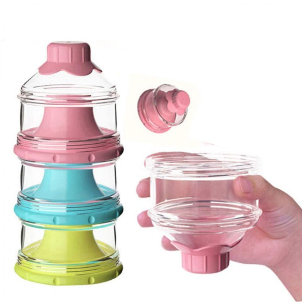 Portable 3 layers new born baby Feeding Food Snack Container - Shop N Save