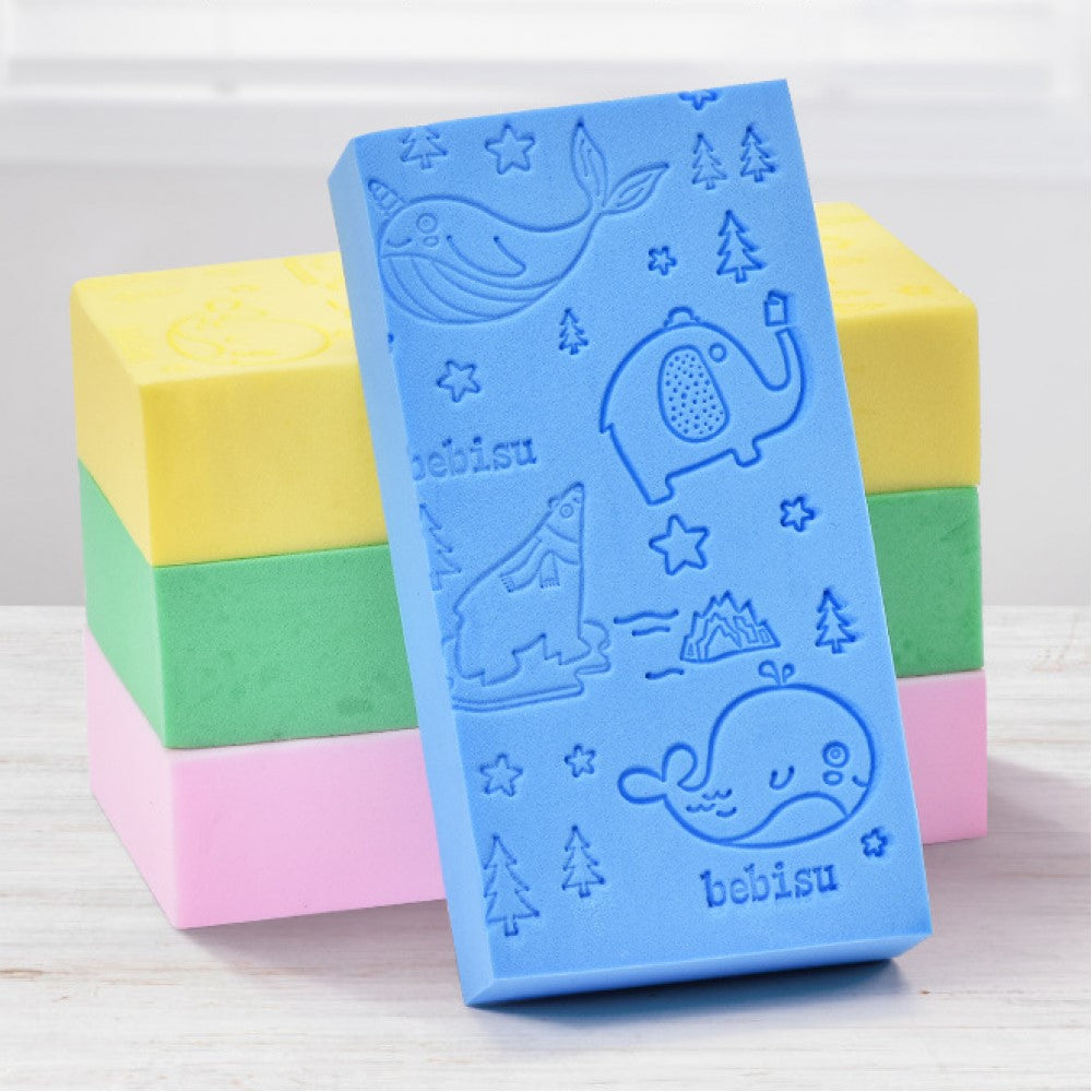 Infants And Young Children Cotton Rub Bath Sponge - Shop N Save