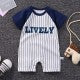 Newborn pajamas pure cotton short-sleeved baby jumpsuit - White - Shop N Save