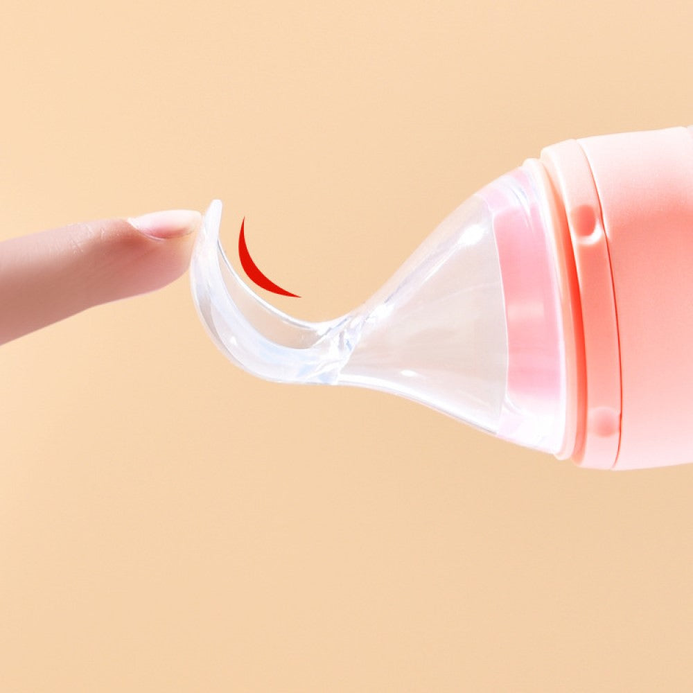 Silicone Soft Squeeze Spoon New Born Baby Feeder - Shop N Save