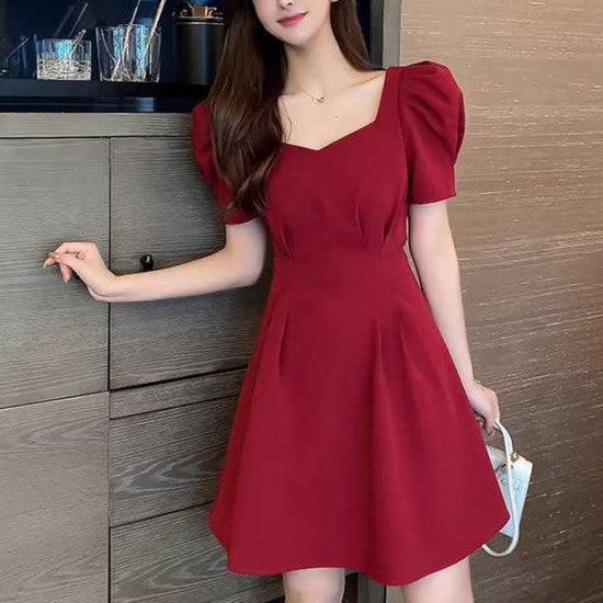 Floral Maxi Dress Women - Beach Chiffon Floral Dress Casual Women V-Neck Short Sleeve Party Maxi Dress - White