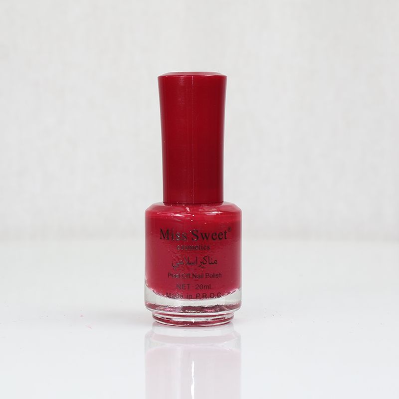 Miss Sweet Cosmetic Peel Off Nail Polish - Dark Berry Pink (38)