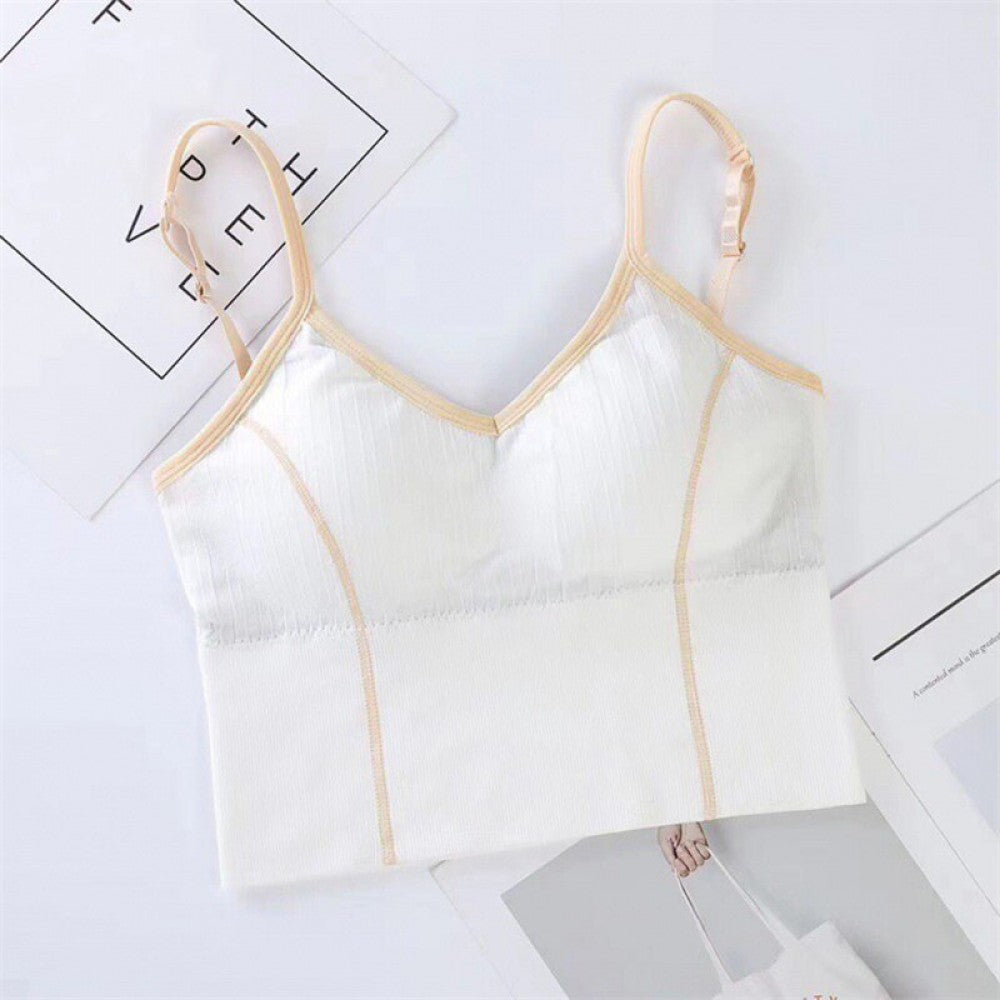 Women Fashion Top Tube Top Bra Cotton - White - Shop N Save