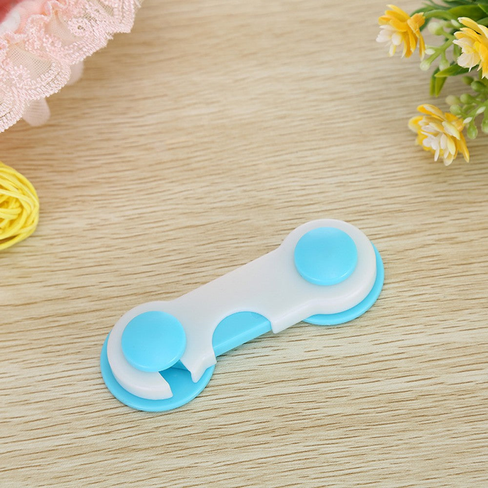 2 Pcs Child Safety Cabinet Drawer Wardrobe Door Locks - Blue