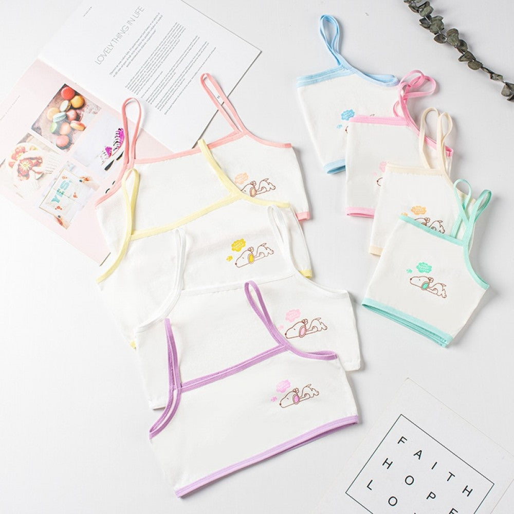 Soft Cotton Student Girl Bra Cartoon - Yellow - Shop N Save