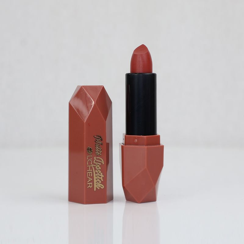 L'chear Matte Silky Soft Luxurious Texture Lipstick - Brown Sugar (03)