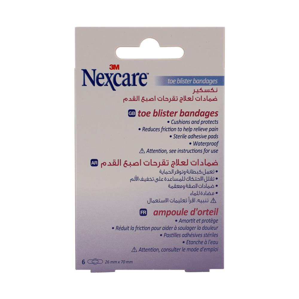 Nexcare™ TBB-6 Toe Blister Bandage, 6/box