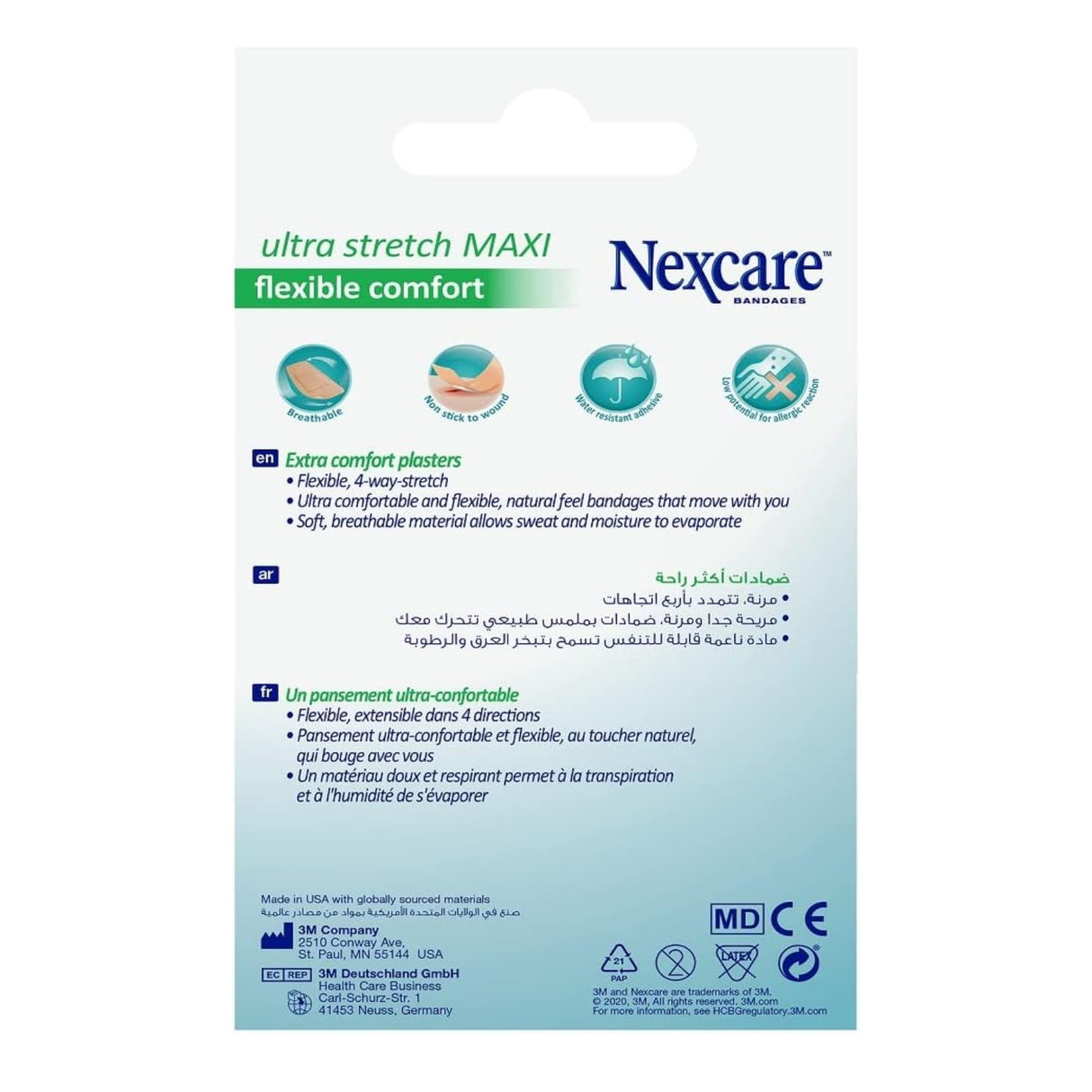 Nexcare™ 570-10KE Soft N Flex Knee & Elbow