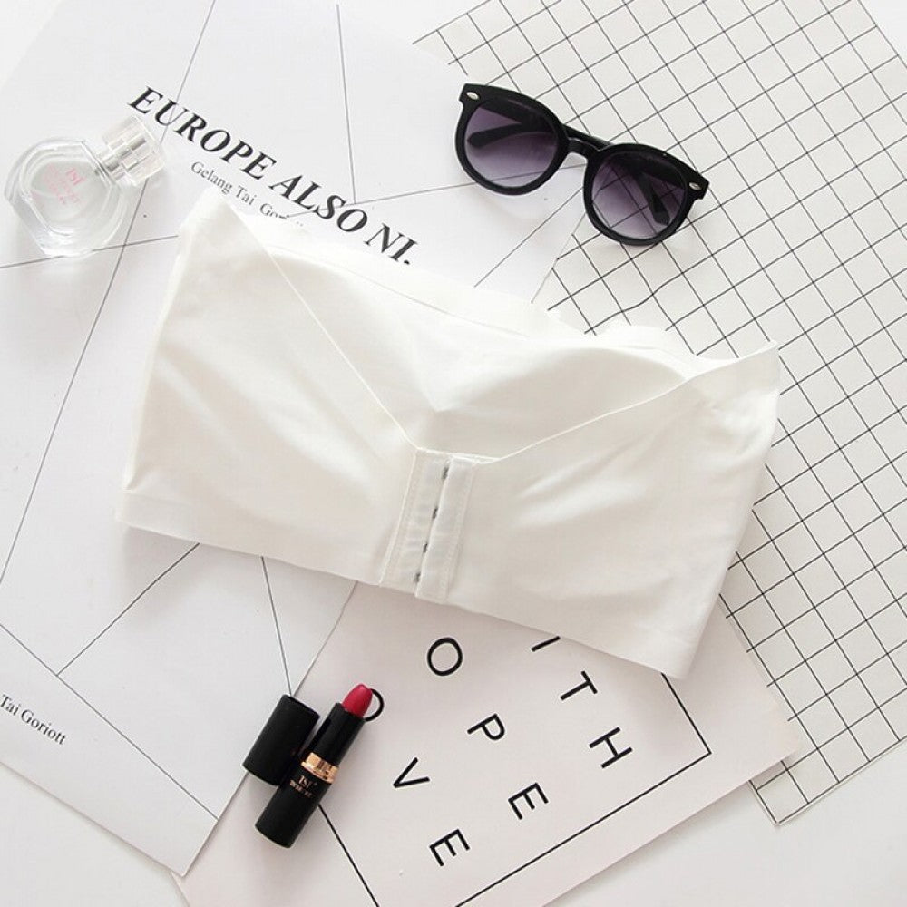 Strapless High Quality Comfortable Wear Push Up Bra - White - Shop N Save