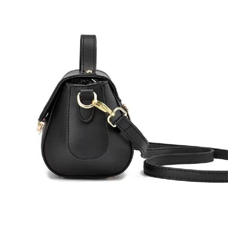 Chic Mini Crossbody: Classic, Adjustable, Versatile, Button Closure Elegance - Shop N Save