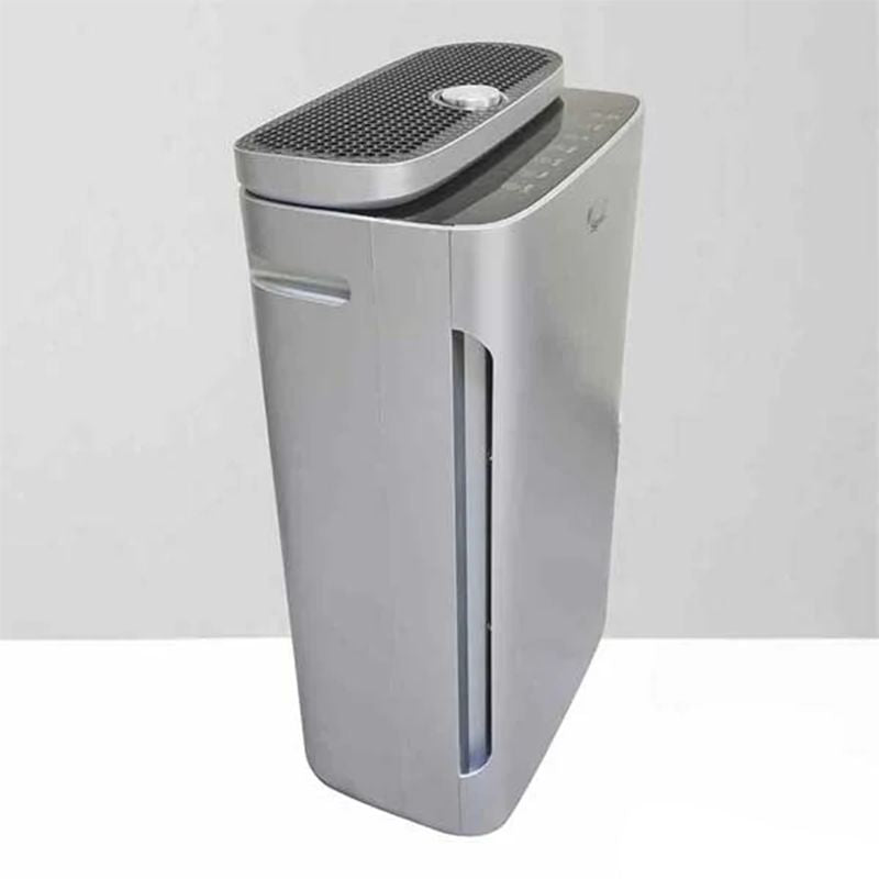 GS O2 Air Purifier with powerful levels of air purifications (HEPA & Carbon filteration), UV Sterlizer, Anoin function, Optional humidification, Child lock and Wifi control.