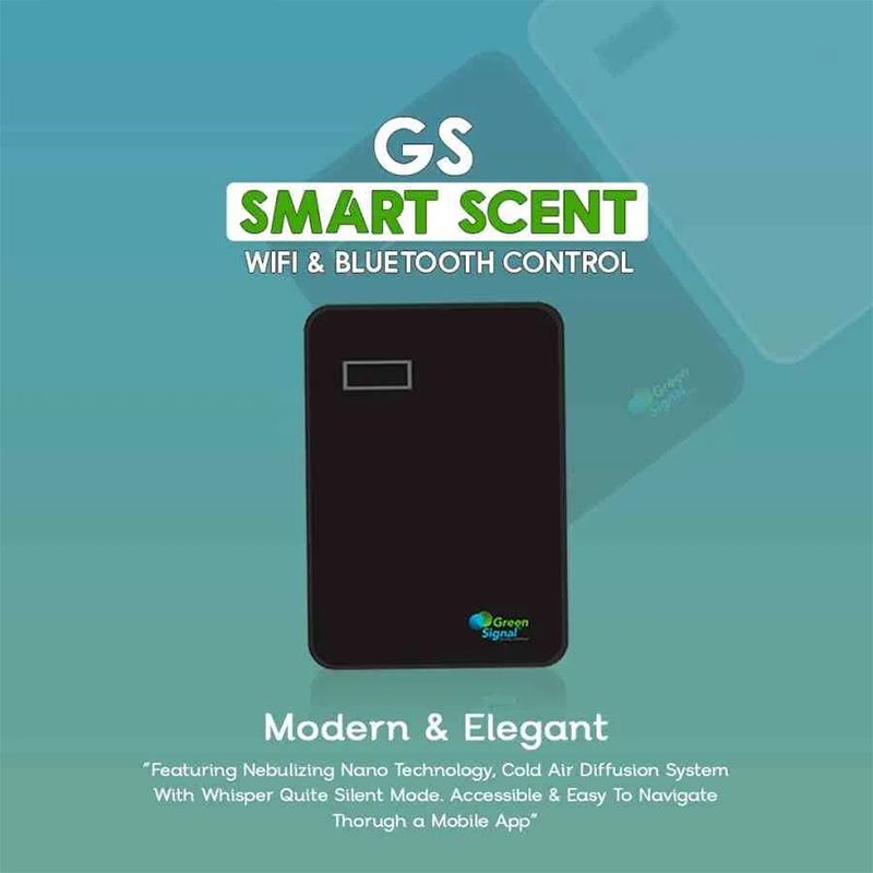 Aroma Diffuser Machine GS Smart Scent 150 ML (Black) with Bluetooth Control.