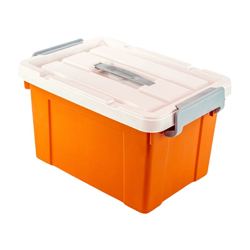 Versatile Food Storage Box - Organize and Preserve Food (Orange) .