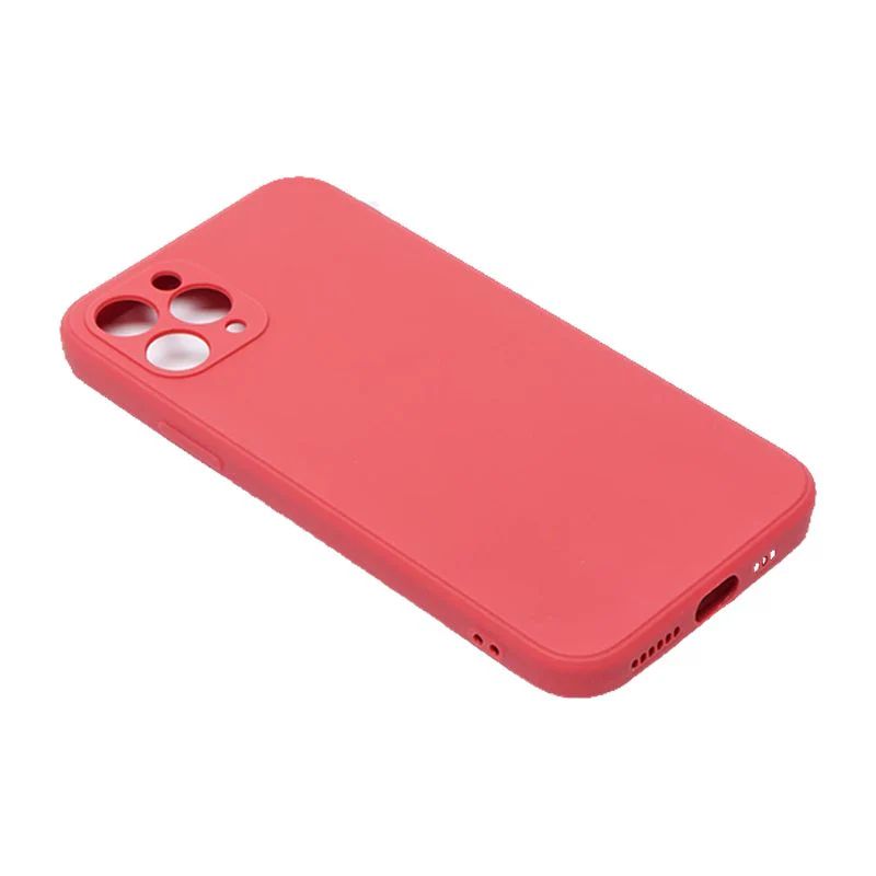 Luxury Silicon case for IPhone 11 Pro Max (Red)