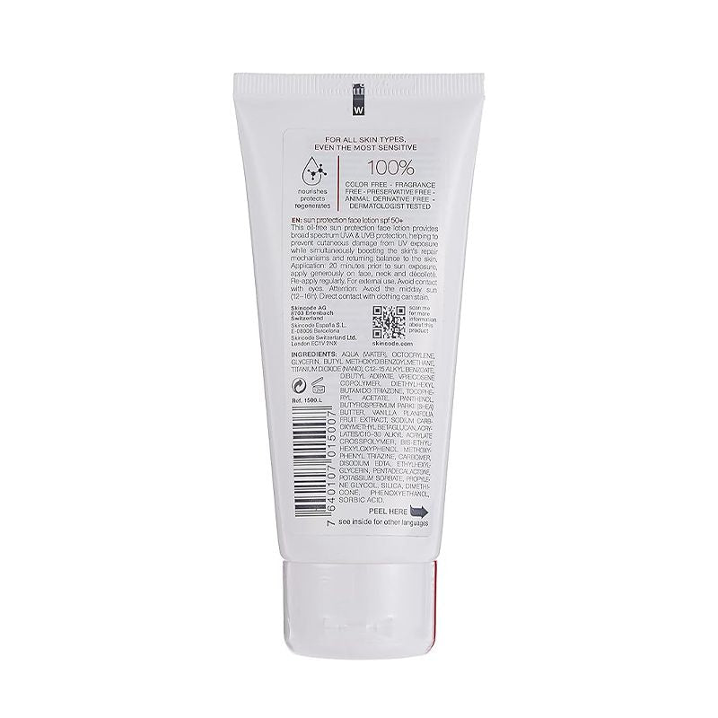Skincode Sun Protection Face Lotion SPF 50 100ml - Shop N Save