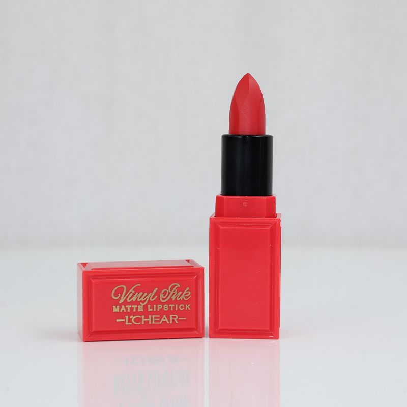 L'chear Soft Matte hexagon Shape Lipstick - Indian Red (03)