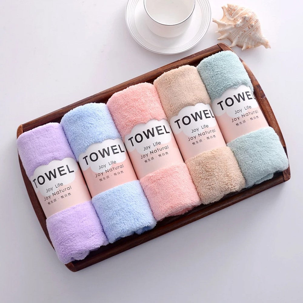 High Quality Fiber new born Home Cleaning Towel 25x25cm-Blue