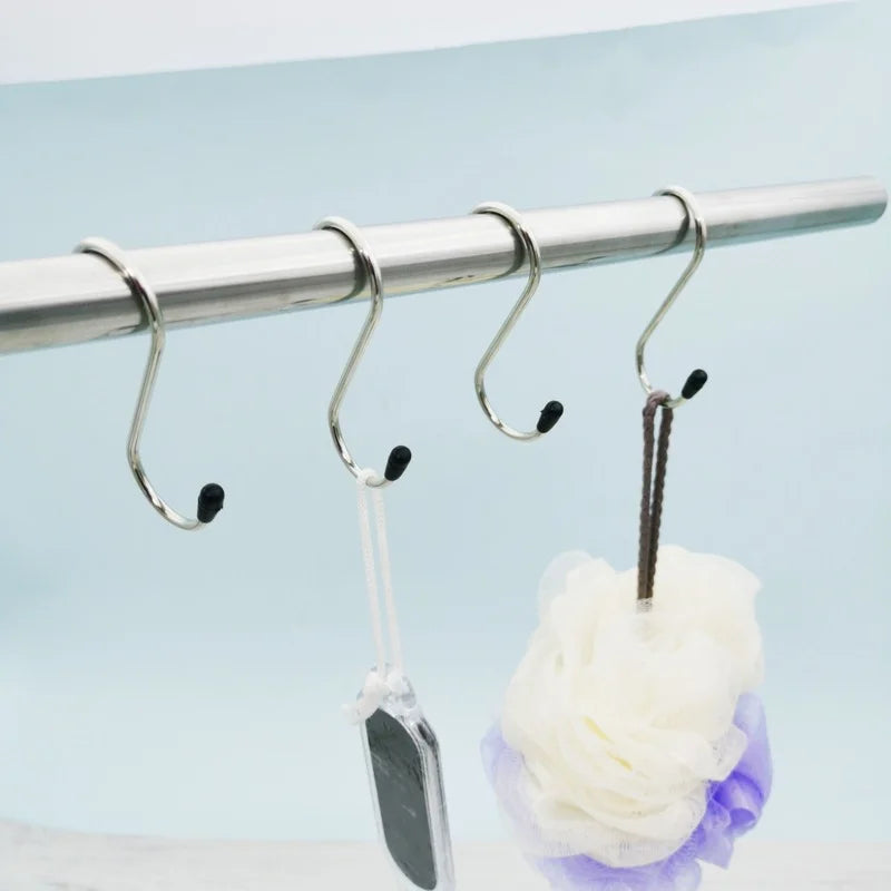 Stainless Steel S-Hooks: Multifunctional, Durable, Space-Saving - Shop N Save