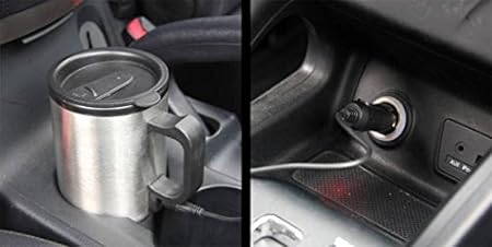 Motopart 12V Car Mug: Electric, Stainless Steel, KeepItHot - Shop N Save