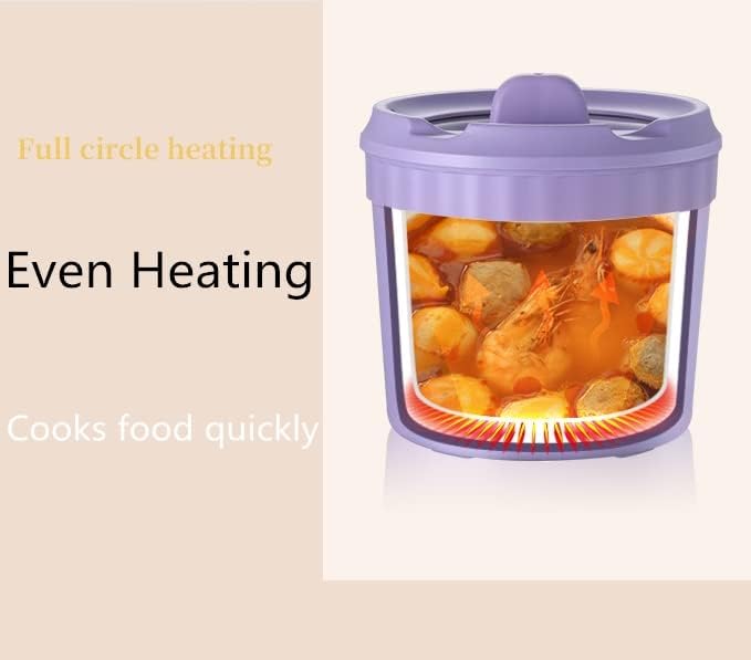 Small All-in-One Pot: 1.2L Electric Cooker, Portable, Non-Stick (1.2L) - Shop N Save