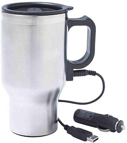 Motopart 12V Car Mug: Electric, Stainless Steel, KeepItHot - Shop N Save