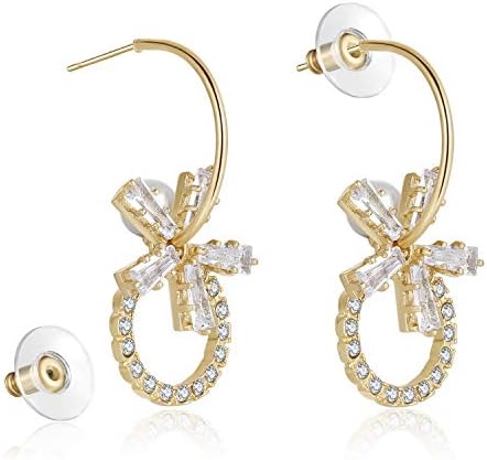 KRUCKEL Sparkling Flower Studs: Elegant Floral Earrings for Women - Shop N Save