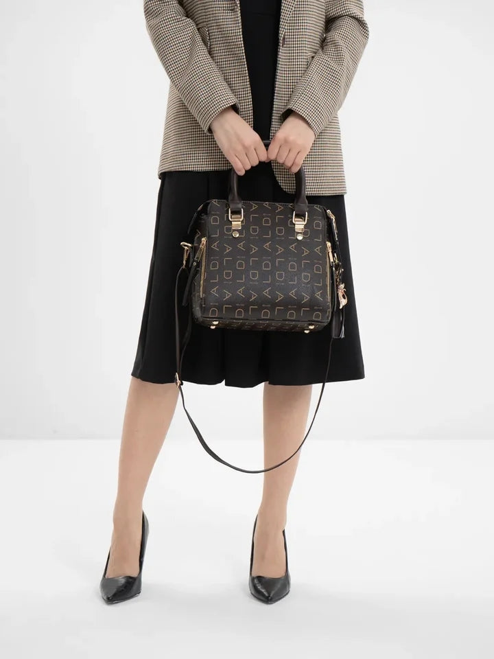 Stylish Black Aliphatic Handbag, Spacious, Durable, Comfortable Carry