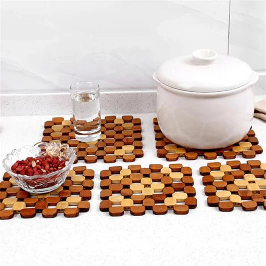 3 Pcs Heat Resistant Table Mat - Brown - Shop N Save