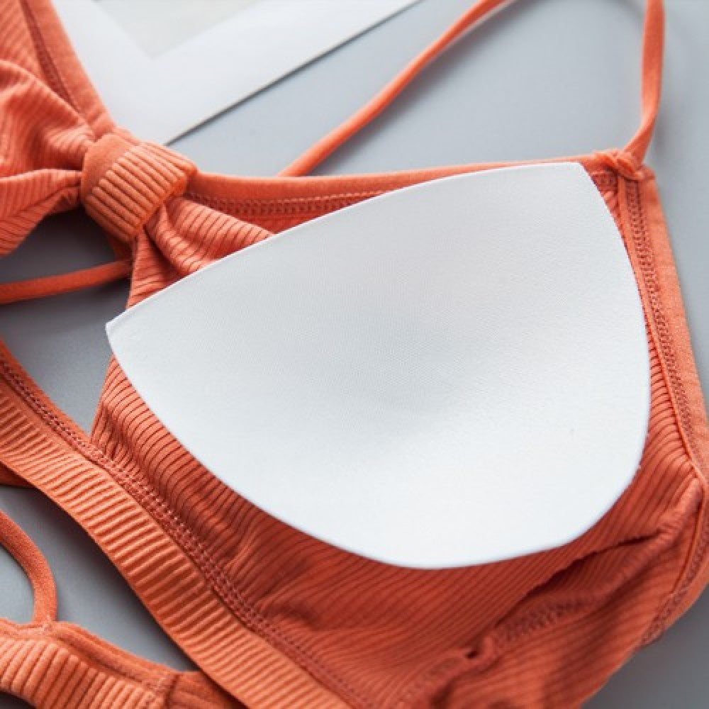 Cross-Border Strap Base Ring Bra - Peach - Shop N Save