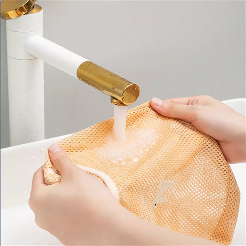 Kitchen Fruit And Vegetable Storage Mesh Hanging Bag - Skin