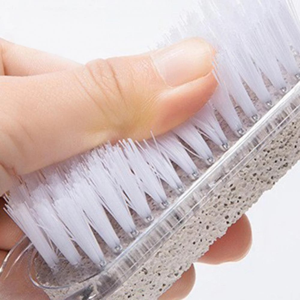 Pedicure Spa Foot 4 In 1 Double-End Dry Skin Remover - Transparent