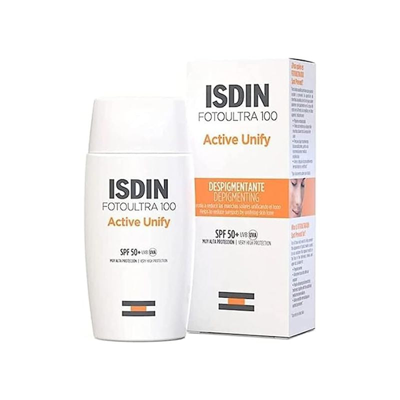ISDIN FOTO ULTRA 100 ACTIVE SUNSCREEN UNIFY FUSION FLUID NO COLOR 50 ML - Shop N Save