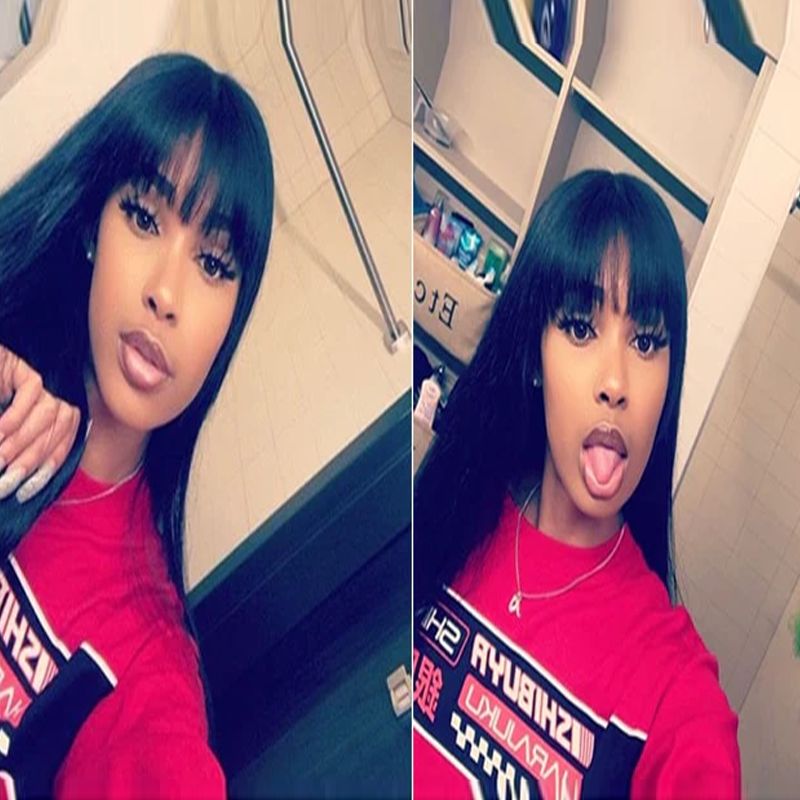 European & American Cross-Border Long Straight Hair Wig: Black Fashion