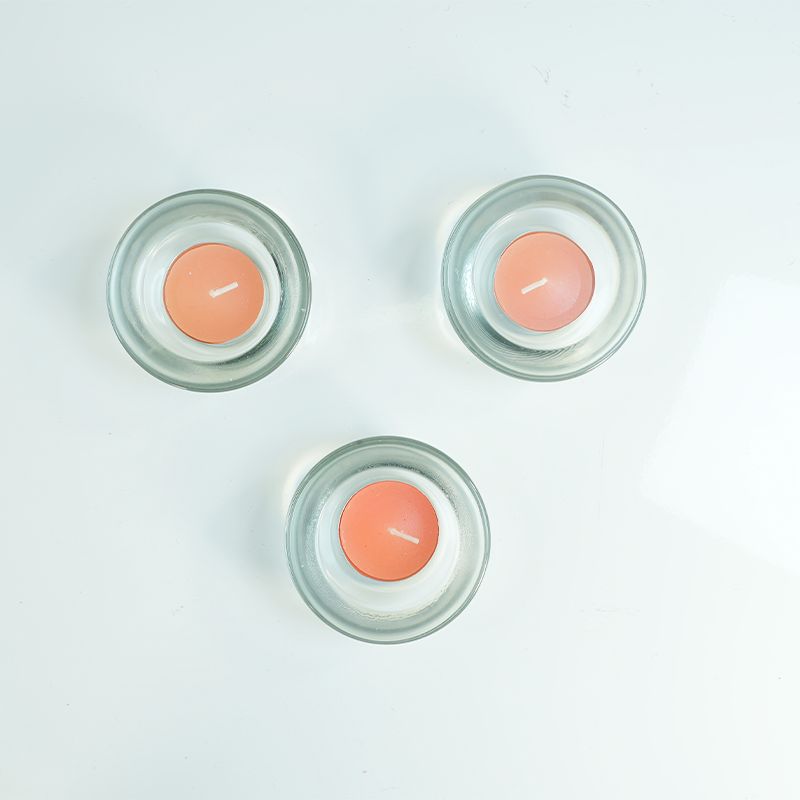 Love Life Scented Candle 3Pc Stand + 15Pcs Candle Set 4.5X23.5X8 cm (Rose).