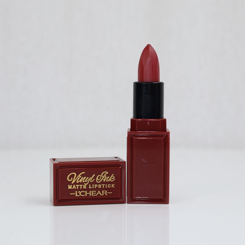 L'chear Soft Matte hexagon Shape Lipstick - Claret (XONA) Red (04)