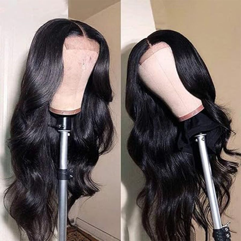 Women's Long Curly Hair Wig: Middle Parting, Big Waves